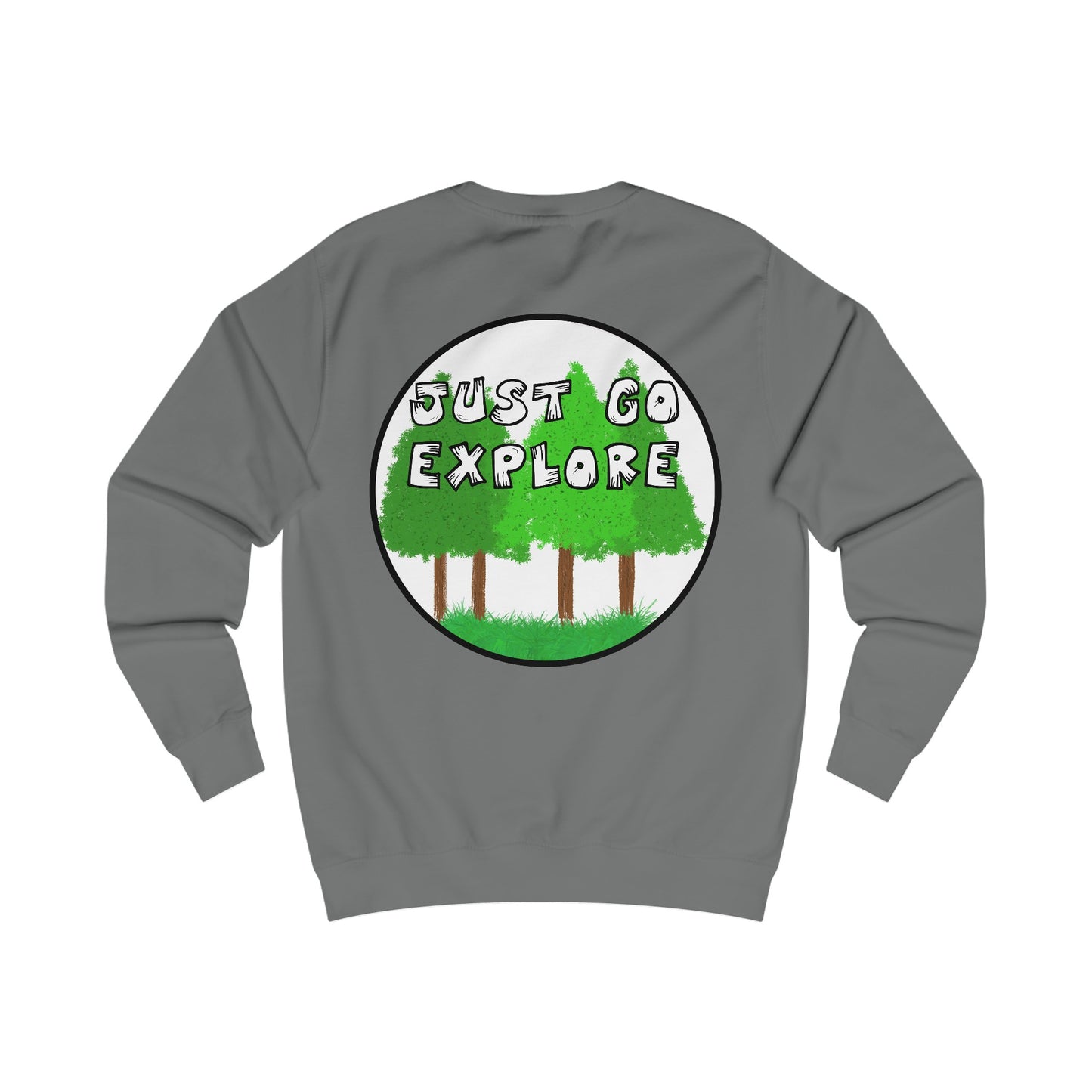 Just Go Explore Trees Crewneck