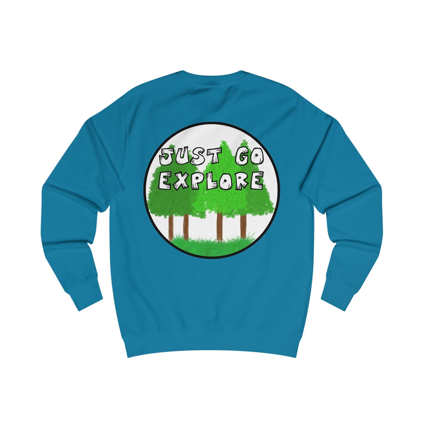 Just Go Explore Trees Crewneck