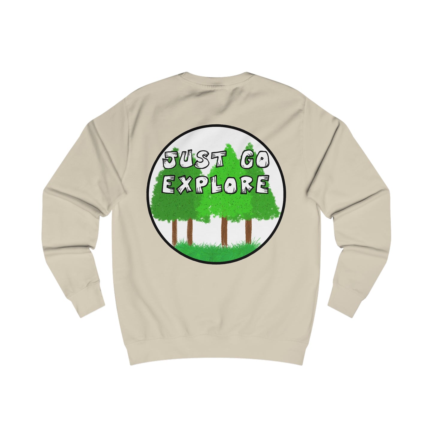 Just Go Explore Trees Crewneck