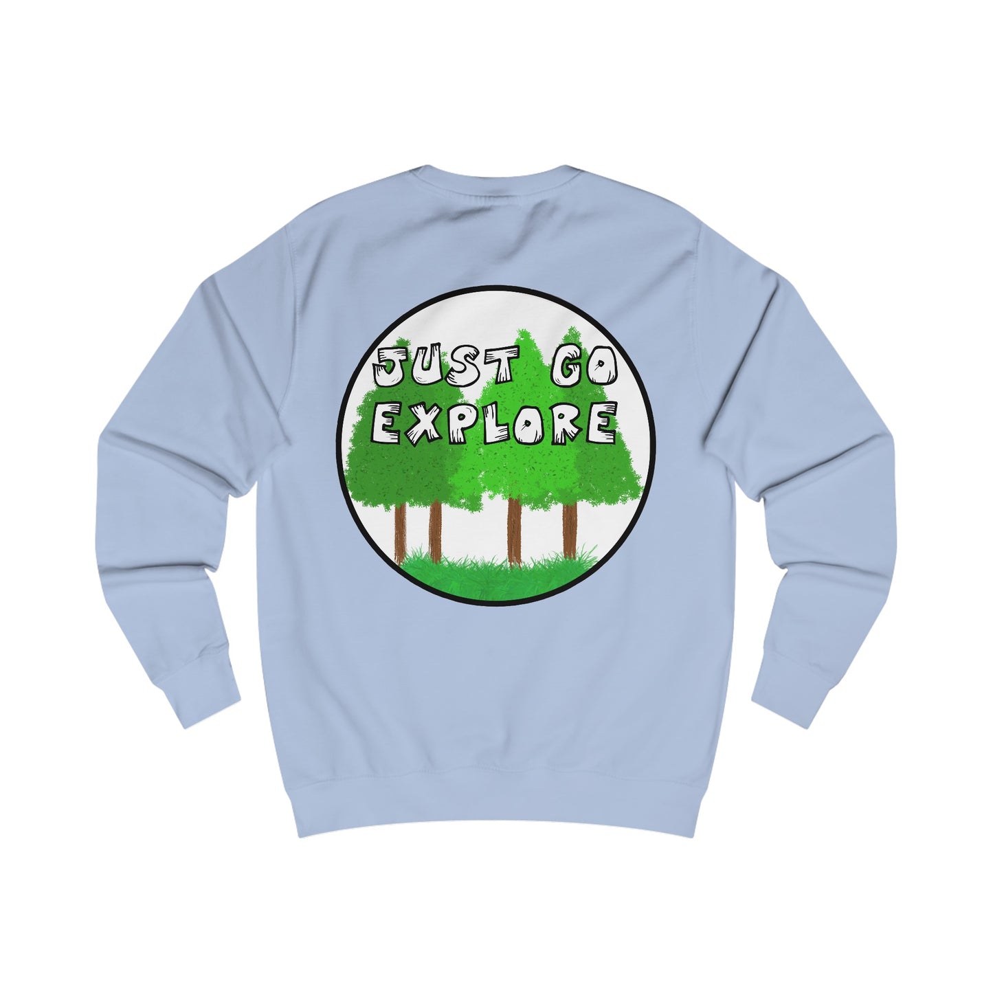 Just Go Explore Trees Crewneck