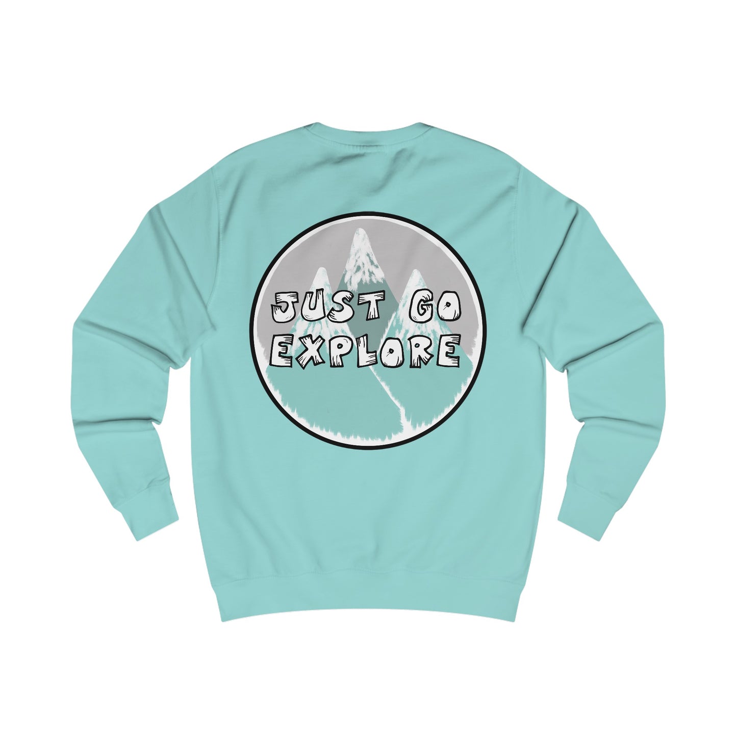 Just Go Explore Mountain Crewneck