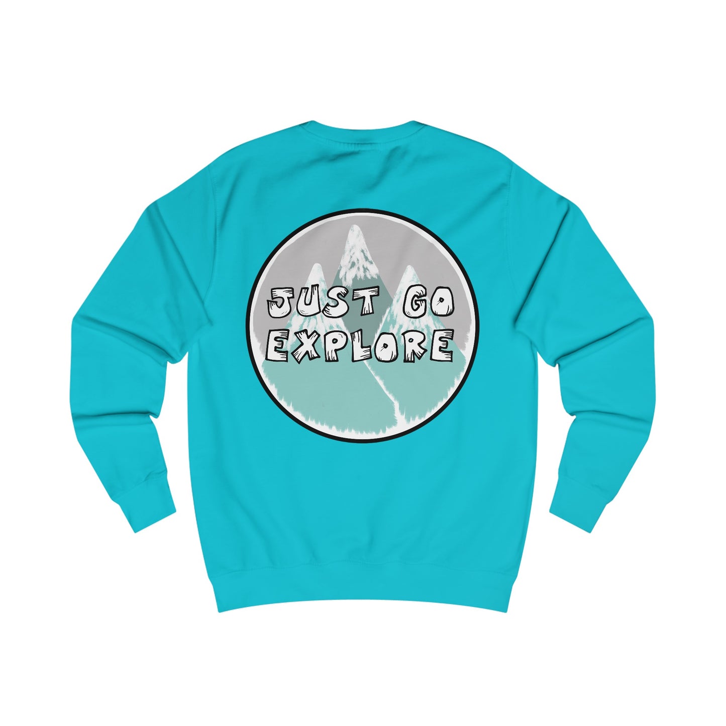 Just Go Explore Mountain Crewneck