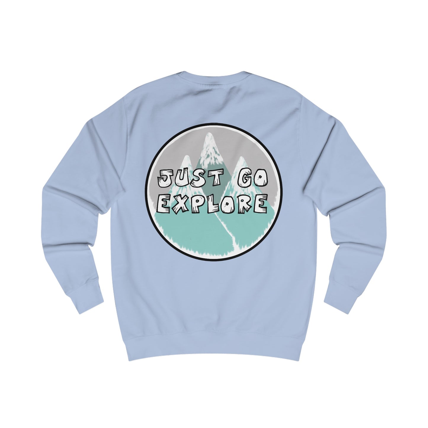 Just Go Explore Mountain Crewneck