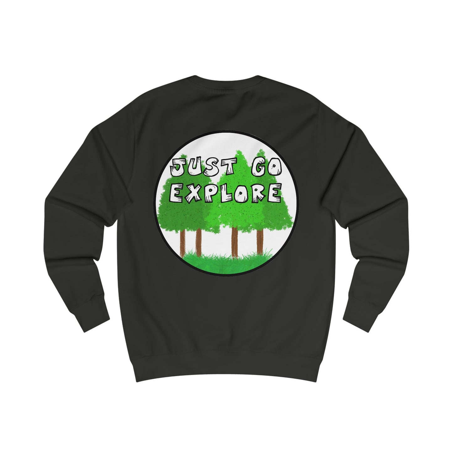 Just Go Explore Trees Crewneck